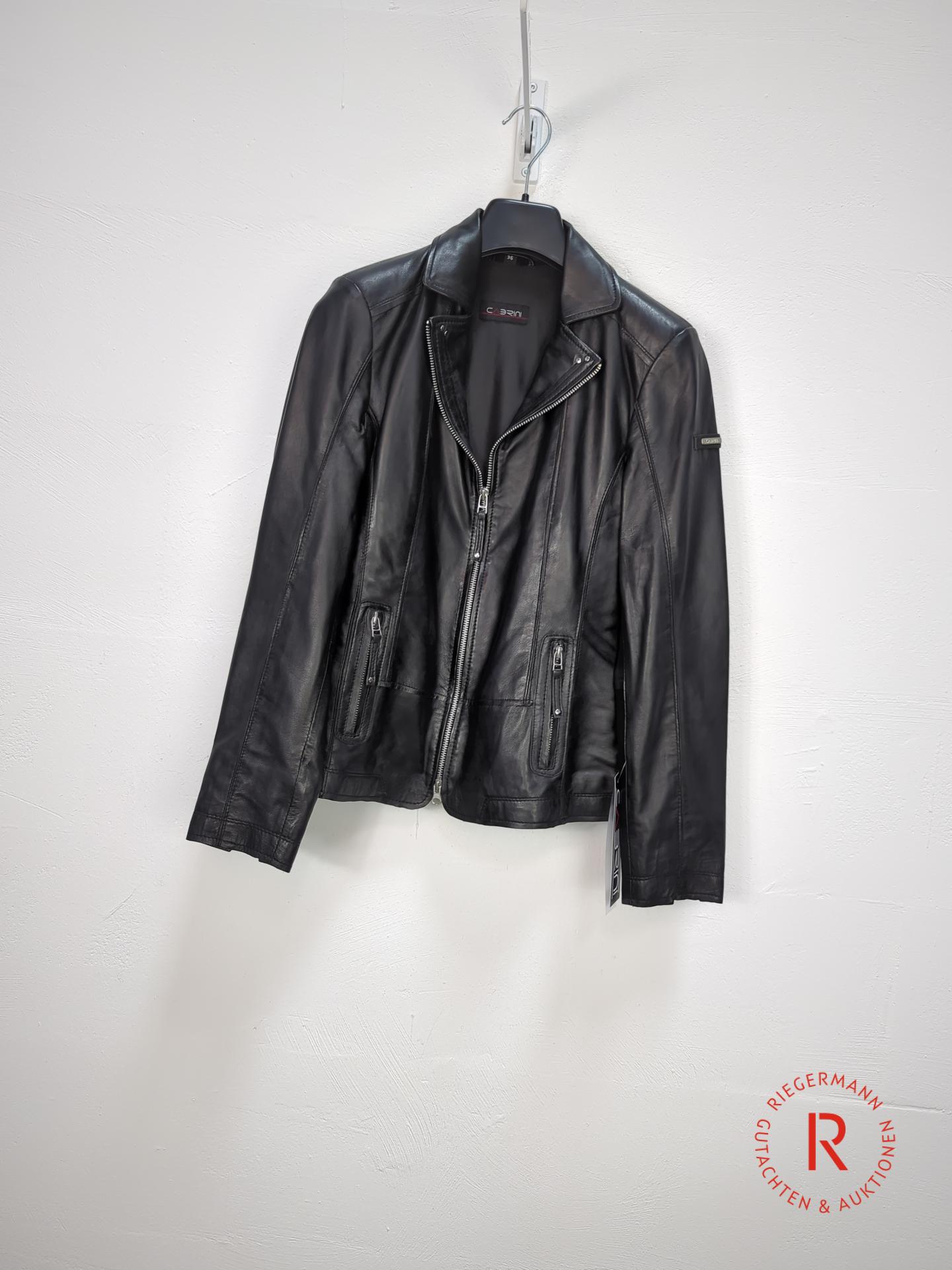 DAMEN LEDERJACKE GRÖSSE 36